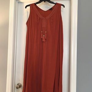 NWOT New Directions Sleeveless Maxi Dress